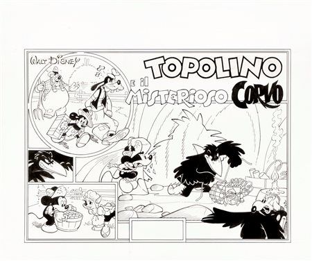 Luciano Bottaro - Topolino e il misterioso corvo, 1985