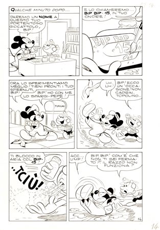 Romano Scarpa - Topolino e il Bip Bip -15, 1960