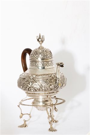 Samovar in argento, secolo XIX