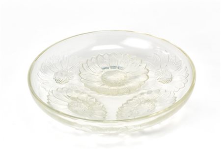 René Lalique Coppa modello "Vernon". Esecuzione Lalique, Francia, anni '30/'40.