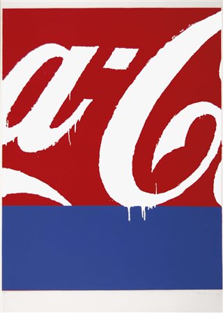 SCHIFANO MARIO Homs (Libia) 1934 - Roma 1998 Coca cola litografia es. p.a....