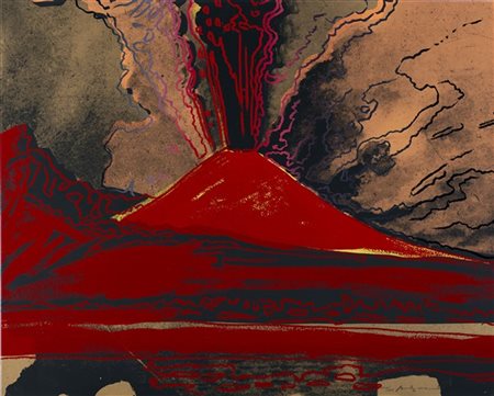 Andy Warhol "Vesuvius" 1985
serigrafia a colori
cm 80x99,7
Firmata e numerata 20