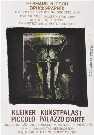Hermann Nitsch Manifesto ”Hermann Nitsch, 1990;Edizioni dalla galleria Fred...