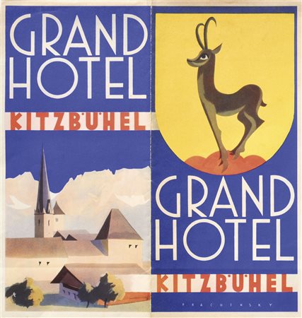 Wilhelm Nicolaus Prachensky (Innsbruck 1898 – 1956) Grand Hotel Kitzbühel,...