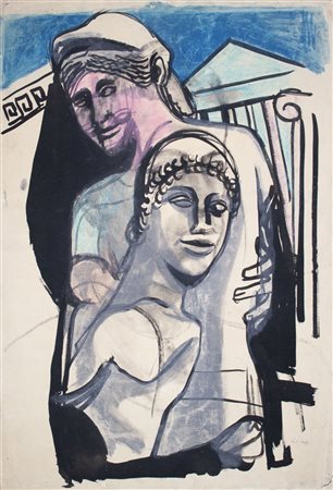 Christian Hess (Bozen/Bolzano 1895 – Schwaz 1944) Allegoria siciliana, 1932...