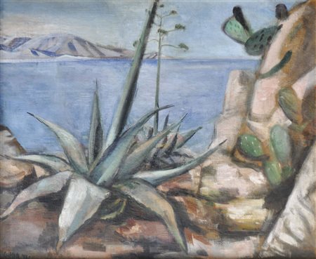 Christian Hess (Bozen/Bolzano 1895 – Schwaz 1944) Agave, Sicilia, 1930...