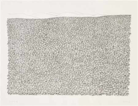 Paul Flora La grande riunione dei gufi, 1995 ca.;Litografia, 43 x 55 cm...