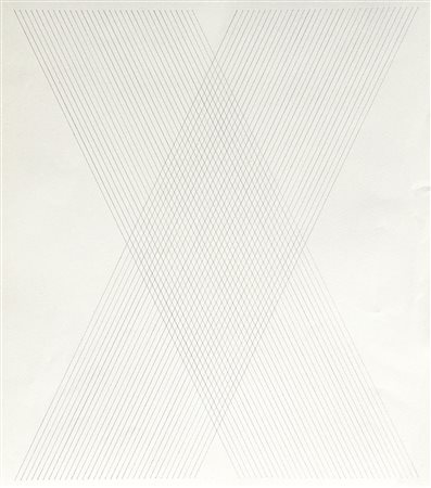 Waltraud Cooper (* Linz 1937) Senza titolo, 1976;Matita, 39,5 x 45 cm Sul...