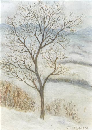 Christoph Donin (Bregenz -1930 – Wien/Vienna 2013) Albero in inverno,...