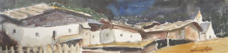 Rudolf Complojer (Mühlbach 1905 – Unterinn 1992) Villaggio in Val...