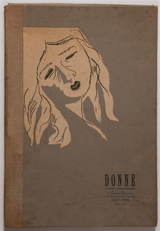 Giuseppe Capogrossi (Roma 1900 - 1972), “Donne”, 1944.