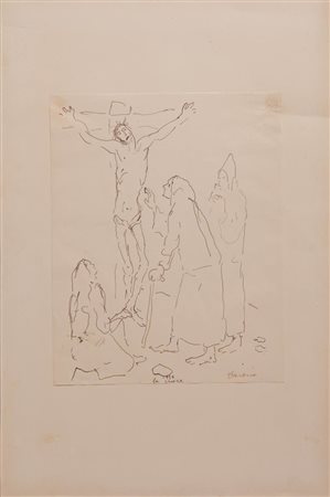 Felice Carena (Cumiana 1879 - Venezia 1966), “La Croce”, 1959.