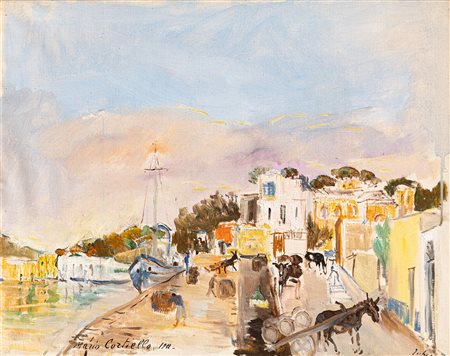 MARIO CORTIELLO (1907-1982) - Paesaggio d'Ischia, 1969