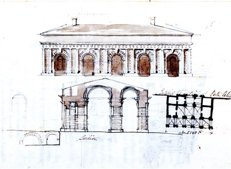 Architettura - Ronzani, Francesco - Le Fabbriche Civili, Ecclesiastiche e Militari di Michele Sanmicheli.