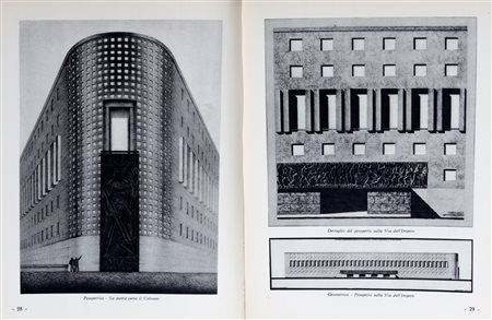 Architettura - Palozzi, Francesco Saverio - Il nuovo stile littorio. I progetti per il Palazzo del Littorio e della Mostra della Rivoluzione Fascista in via dell'Impero,