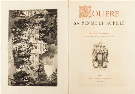 Illustrati francesi - Houssaye, Arsene - Molière sa femme et sa filles