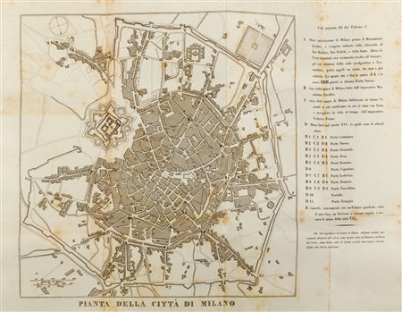 Milano - Verri, Pietro - Storia di Milano continuata fino al 1792 da Pietro Custodi preceduta da un discorso sulla vita e sulle opere di Pietro Verri per Giulio Carcano