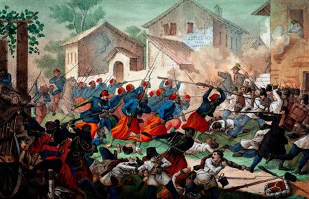 Risorgimento - Piemonte - Pistolesi, Saverio - Cenno storico illustrato della guerra d'Italia del 1859 fra l'Austria, la Francia e la Sardegna