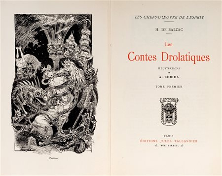 Illustrati francesi - Balzac, Honoré de - Les Contes Drolatiques. Compositions de A. Robida