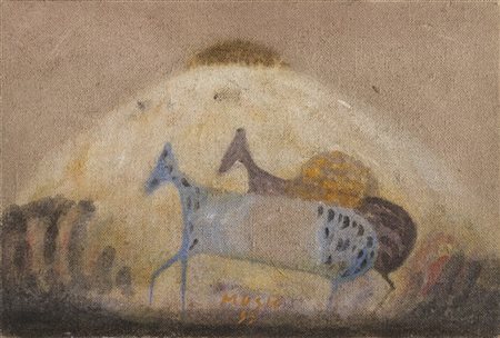 Zoran Music "Motivo Dalmata" 1955
olio su tela
cm 22x33
Firmato e datato 55 in b