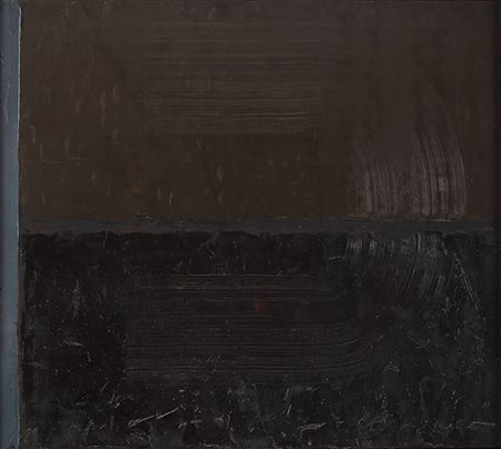 William Congdon "Terra Notte 5" 1984
olio su pannello
cm 80x90
Siglato, titolato