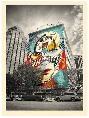 Obey Shepard Fairey “The Beauty of Liberty and Equality”