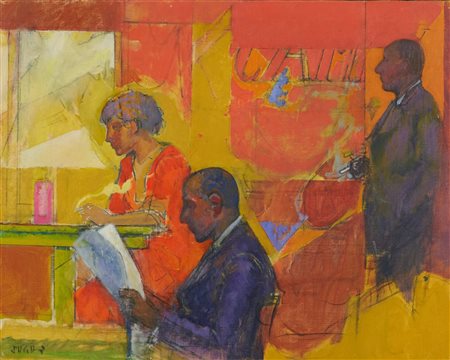 Alberto Sughi, Figure al bar (interno)