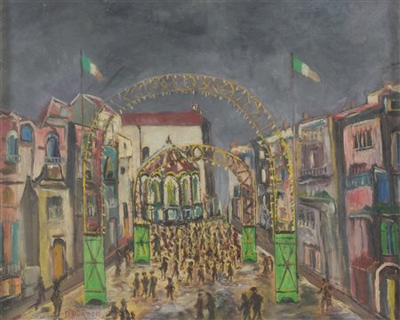 Domenico Di Rosa, Festa al paese