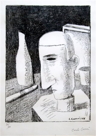 CARLO CARRÀ, Gentiluomo ubriaco, 1949