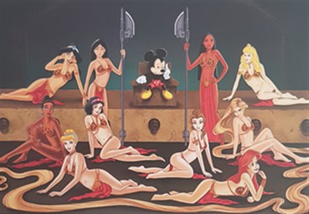 REGFX United States (United States) 1989 Disney Harem 2012 Stampa Digitale su...