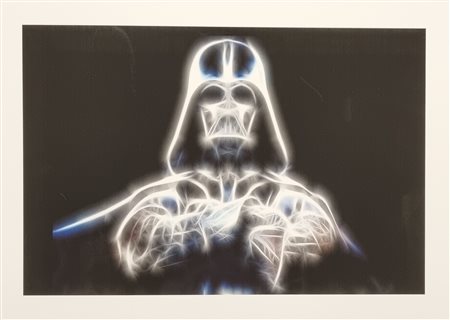 SCONOSCIUTO ARTISTA m (m) 2021 Darth Vader Stampa Digitale / Digital Print...