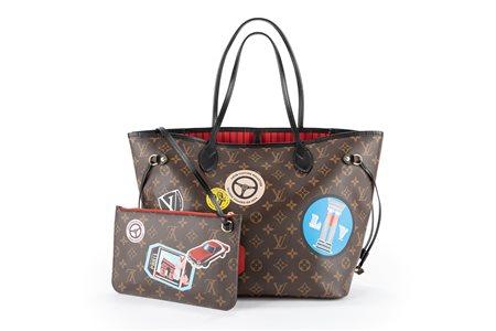 Louis Vuitton - Borsa Neverfull "World Tour"