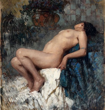 nudo disteso Filippo Anivitti (1876 - 1955)