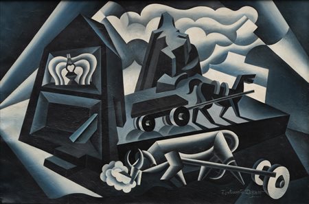 FORTUNATO DEPERO
Paesaggio d’acciaio, 1927 