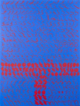 CARLA ACCARDI   
Blu-rosso, 1965