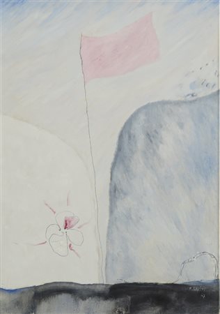 MARIO RACITI  
Bandiera rosa, 1967