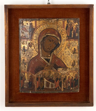 Icon on panel. 18th century