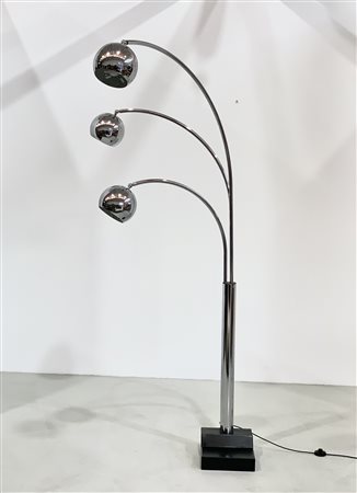 GOFFREDO REGGIANI. Metal floor lamp. '70s