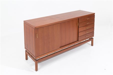 ILMARI TAPIOVAARA. Wooden sideboard. '60s