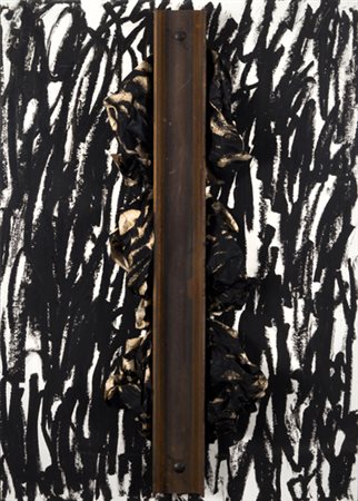 JANNIS KOUNELLIS Senza titolo, 1995 tecnica mista, cm. 70x100 esposizioni:...