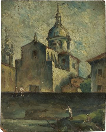 ONOFRIO MARTINELLI, BOZZETTO DELLA CHIESA DI CESTELLO, 1922