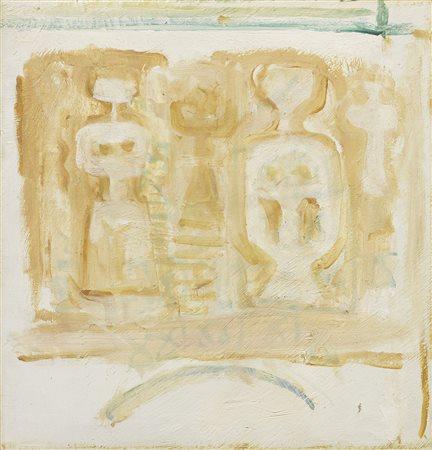 MASSIMO CAMPIGLI, BOZZETTO CON FIGURE