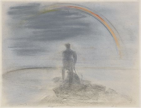 PIERO GUCCIONE, OMAGGIO A CASPAR FRIEDRICH, 1981