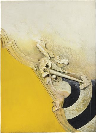 LUCIO DEL PEZZO, DITTICO GIALLO I, 1962