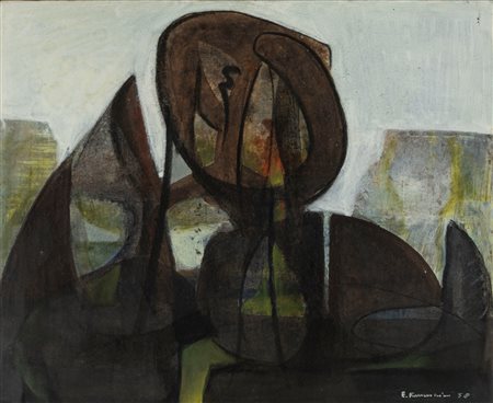 Edoardo Franceschini (1928-2006)  - Senza titolo, 1958