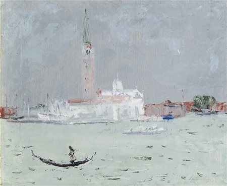 Adriano di Spilimbergo "Isola di San Giorgio" '72
olio su tela (cm 25x30)
Firmat
