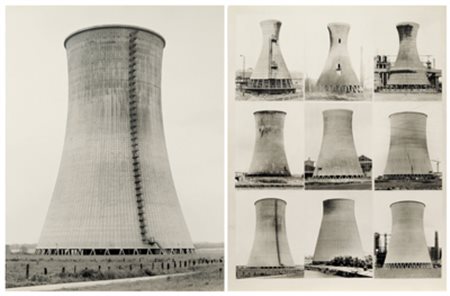 BERND & HILLA BECHER (1931-2007) (1934) Torri di raffreddamento 1973 stampa...