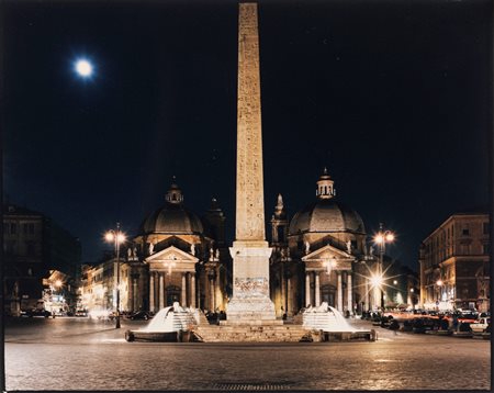 Luigi Ghirri (1943-1992)  - Roma, Piazza del Popolo, 1980