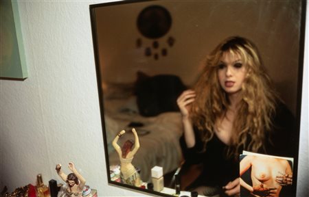 Nan Goldin (1953)  - Joey in my mirror, Berlin, 1992