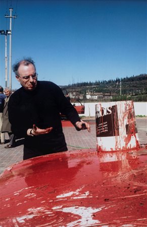 Fabrizio Garghetti, Bernard Aubertin (1939, 1934-2015)  - Performance, 1990